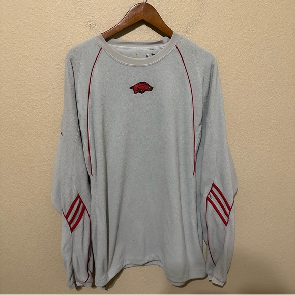 adidas Other - Adidas Y2K Men’s Arkansas Razorbacks Fleece Sweatshirt